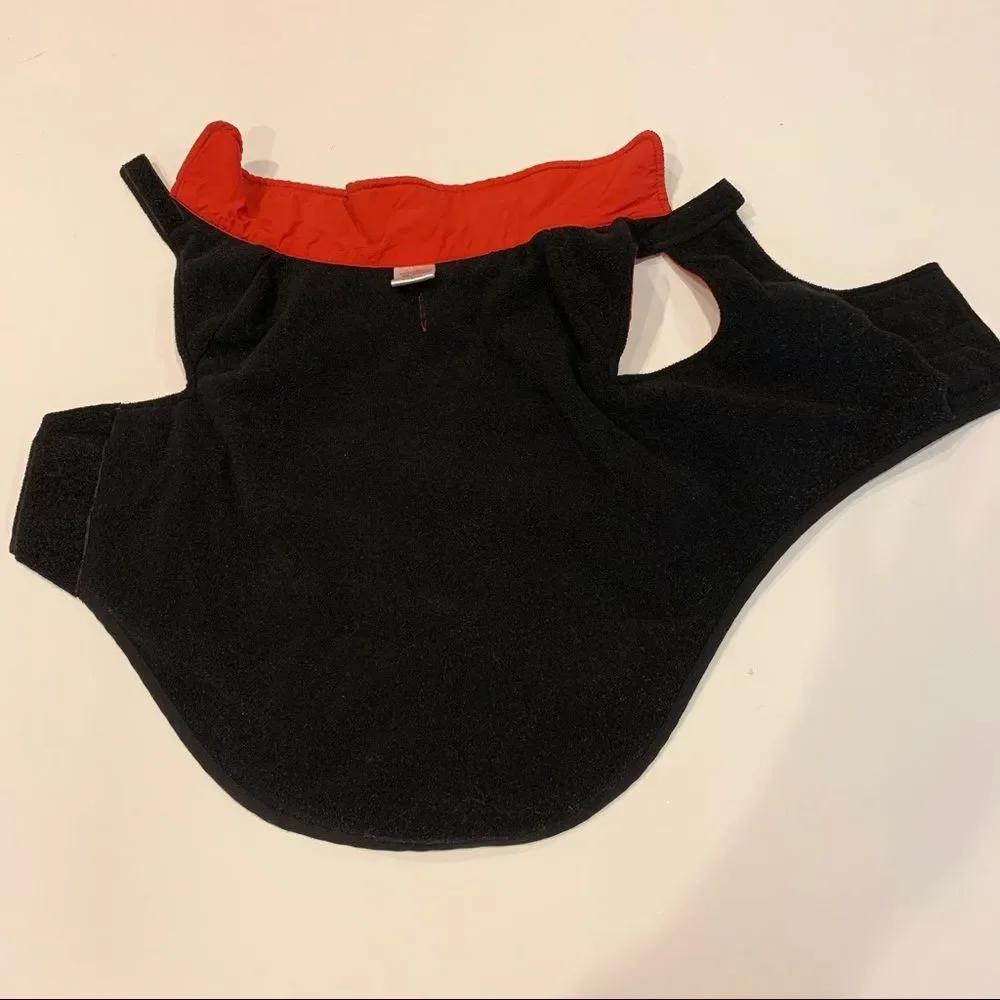 Boots & Barkley Red‎ Fleece Dog Coat L